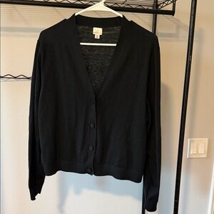 a new day Women's Classic Black Cardigan